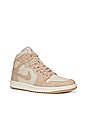 view 2 of 6 SNEAKERS AIR JORDAN 1 MID in Legend Light Brown, Legend Medium Brown, & Sail