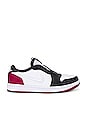 view 1 of 6 Air Jordan 1 Retro Low Sneaker in White, White Gym Red, & Black