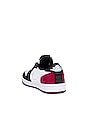 view 3 of 6 Air Jordan 1 Retro Low Sneaker in White, White Gym Red, & Black