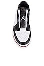 view 4 of 6 Air Jordan 1 Retro Low Sneaker in White, White Gym Red, & Black