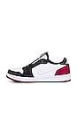 view 5 of 6 Air Jordan 1 Retro Low Sneaker in White, White Gym Red, & Black
