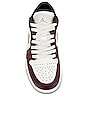 view 4 of 6 Air Jordan 1 Low Sneaker in Sail, Metallic Gold, & Dark Team Red