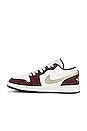 view 5 of 6 Air Jordan 1 Low Sneaker in Sail, Metallic Gold, & Dark Team Red