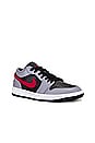 view 2 of 6 Air Jordan 1 Low Sneaker in Cement Grey, Fire Red, Black, & White