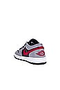 view 3 of 6 Air Jordan 1 Low Sneaker in Cement Grey, Fire Red, Black, & White