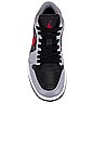 view 4 of 6 Air Jordan 1 Low Sneaker in Cement Grey, Fire Red, Black, & White