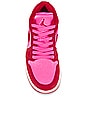 view 4 of 6 Air Jordan 1 Low Sneaker in Pink Blast, Chile Red, & Sail