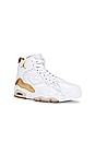 view 2 of 6 Jordan MVP Sneaker in White, Metallic Gold, & Gum Light Brown
