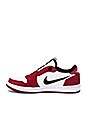view 5 of 6 AJ1 Slip Chicago Sneaker in Red & White