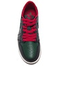 view 4 of 7 Air Jordan 1 Low Og Sneaker in Black, Gorge Green, & Varsity Red