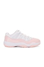 view 1 of 6 Air Jordan 11 Retro Low Sneaker in White & Legend Pink