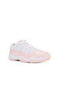 view 2 of 6 Air Jordan 11 Retro Low Sneaker in White & Legend Pink