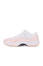 view 5 of 6 Air Jordan 11 Retro Low Sneaker in White & Legend Pink