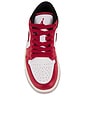 view 4 of 6 Air Jordan 1 Low Sneaker in White, Gym Red, Black, & Sail