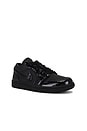 view 2 of 6 Air Jordan 1 Low Se Sneaker in Black, White, & Metallic Silver
