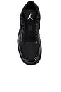 view 4 of 6 Air Jordan 1 Low Se Sneaker in Black, White, & Metallic Silver