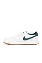 view 5 of 7 AIR JORDAN 1 LOW OG スニーカー in White, Oxidized Green, & Sail