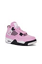 view 2 of 7 AIR JORDAN 4 RETRO スニーカー in Orchid, Neutral Grey-black, & White