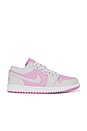 view 1 of 6 AIR JORDAN 1 LOW スニーカー in Orchid, Neutral Grey, & White