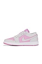 view 5 of 6 Air Jordan 1 Low Sneaker in Orchid, Neutral Grey, & White