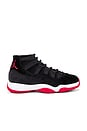 view 1 of 6 Air Jordan 11 Retro Sneaker in Black, Gym Red, & White