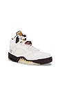 view 2 of 6 Air Jordan 5 Retro Sneaker in Earth, Metallic Gold, Sail, & Muslin