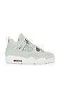 view 1 of 6 Air Jordan 4 Retro Sneaker in Seafoam, Sail, & Metallic Silver