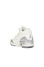 view 3 of 6 Air Jordan 3 Retro Sneaker in Sail, Cement Grey & Metallic Silver