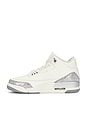 view 5 of 6 Air Jordan 3 Retro Sneaker in Sail, Cement Grey & Metallic Silver