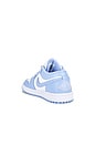view 3 of 6 Air Jordan 1 Low Sneaker in White & Aluminum