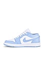 view 5 of 6 Air Jordan 1 Low Sneaker in White & Aluminum