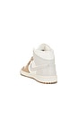view 3 of 6 Air Jordan 1 Mid Sneaker in Pale Ivory, Light Orewood Brown, Hemp & Sail