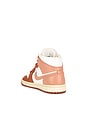 view 3 of 6 Air Jordan 1 Mid Sneaker in Sail, Light Madder Root, Madder Root & Muslin