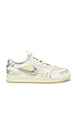 view 1 of 6 Air Jordan 1 Mm Low V3 Sneaker in Sail, Luminous Green & Metallic Silver