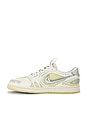 view 5 of 6 Air Jordan 1 Mm Low V3 Sneaker in Sail, Luminous Green & Metallic Silver