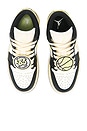 view 4 of 6 Air Jordan 1 Low Se V2 Sneaker in Anthracite, Luminous Green & Sail