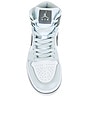 view 4 of 6 Air Jordan 1 Mid Sneaker in White, Smoke Grey & Pure Platinum