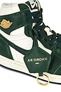 view 7 of 8 Air Jordan 1 Retro High OG Sneaker in Pale Ivory, Pro Green, Fir & Coconut Milk