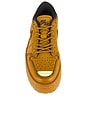 view 4 of 6 Air Jordan 1 Brooklyn Low Sneaker in Wheat, Anthracite, Team Red & Metallic Gold