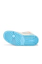view 6 of 6 Air Jordan 1 Mid Sneaker in Sail, Blue Chill, Hot Lava & Muslin