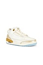 view 2 of 6 Air Jordan 3 Retro Sneaker in Sail, Team Gold, Pale Ivory & Metallic Gold