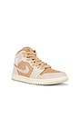 view 2 of 7 Air Jordan 1 Mid SE Sneaker in Hemp, Light Orewood Brown & Sail