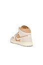 view 3 of 7 Air Jordan 1 Mid SE Sneaker in Hemp, Light Orewood Brown & Sail