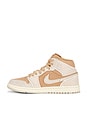 view 5 of 7 Air Jordan 1 Mid SE Sneaker in Hemp, Light Orewood Brown & Sail