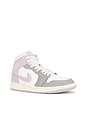 view 2 of 6 SNEAKERS AIR JORDAN 1 MID in Sail, Particle Rose & Enigma Stone