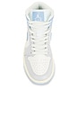 view 4 of 6 Air Jordan 1 Mid Sneaker in Psychic Blue, Neutral Grey & Sail