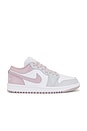view 1 of 6 Air Jordan 1 Low Sneaker in Particle Rose, Enigma Stone & White