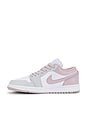 view 5 of 6 Air Jordan 1 Low Sneaker in Particle Rose, Enigma Stone & White