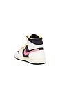 view 3 of 6 Air Jordan 1 Mid SE EDG Sneaker in Pale Ivory, Racer Pink, Black & Muslin
