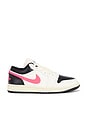 view 1 of 6 ZAPATILLA DEPORTIVA AIR JORDAN 1 LOW in Pale Ivory, Racer Pink, Black & Muslin